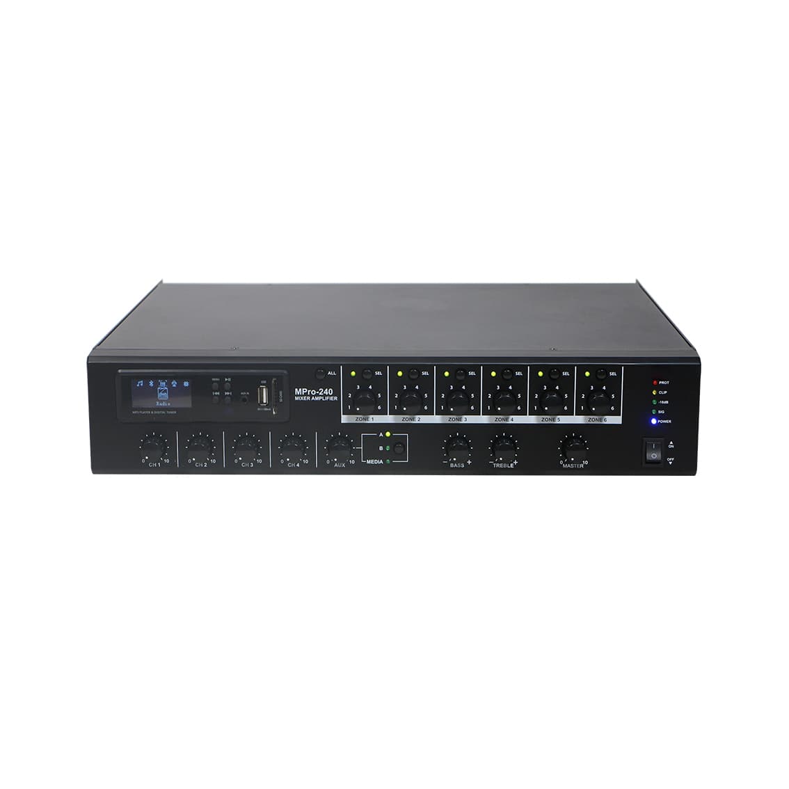Мікшерний підсилювач IS-MA240B 6-зонний з Mplayer B